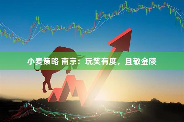 小麦策略 南京：玩笑有度，且敬金陵